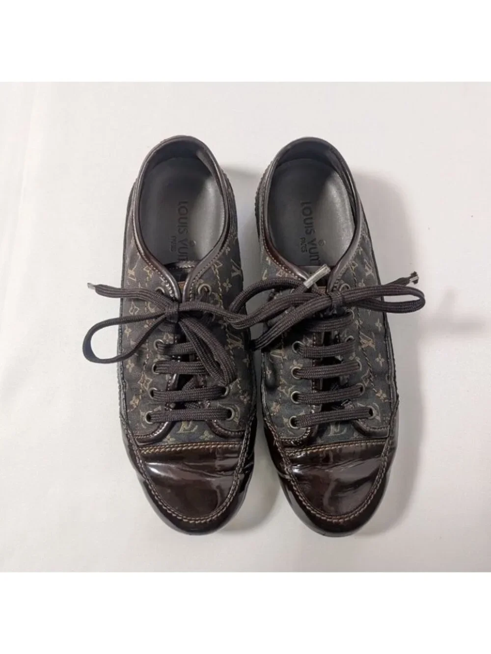 Louis Vuitton Sneakers Monogram Mini Canvas Patent - Picture 6 of 10